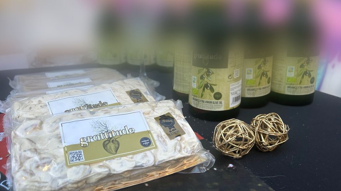 Aceite y turrón Grattitude, degustación de la visita